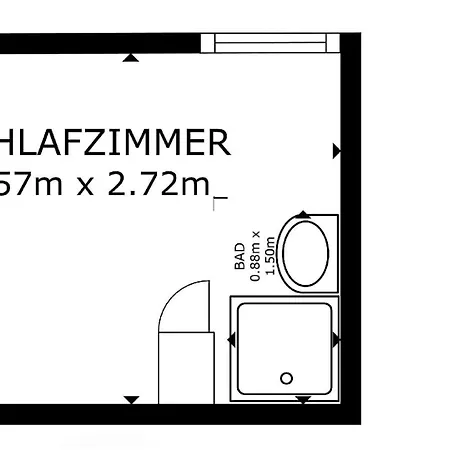 Residenz Am See Zimmer 309 ホームステイ サンモリッツ